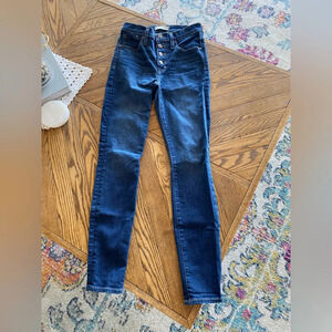 Madewell 9” High-Rise Skinny Jean, size 25